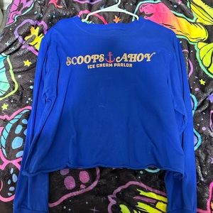 Size medium scoops, ahoy shirt from Stranger Things the series